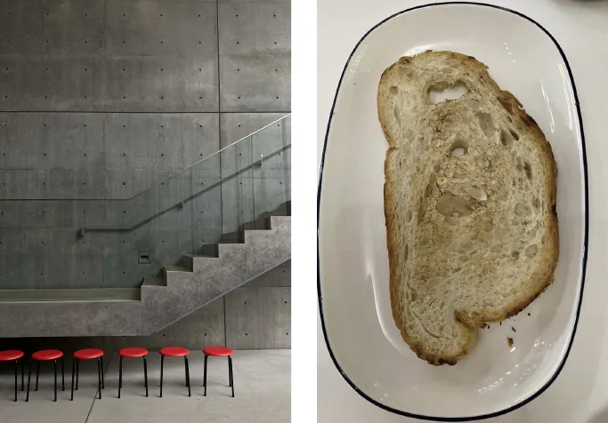 Fenêtre avec des pommes